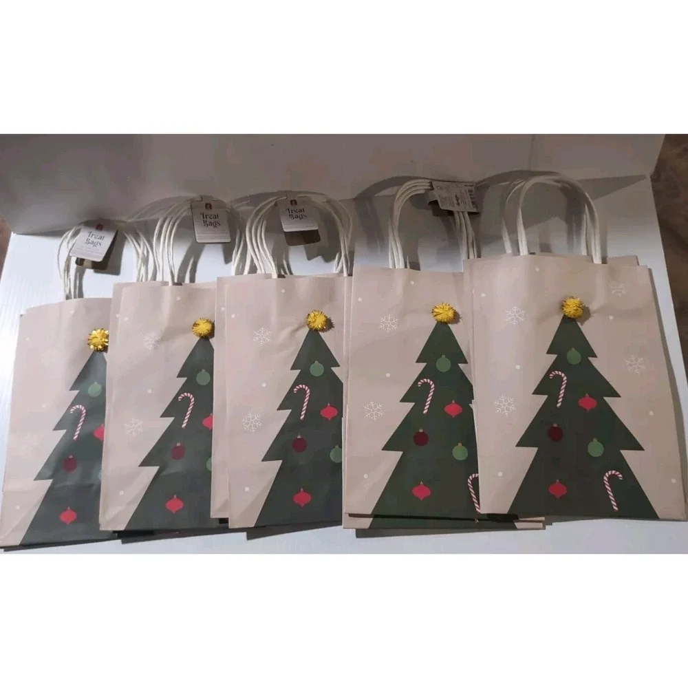 bullseye PAPER BAGS Lot of 10 Party favors Shower Gift Crafts Christmas
